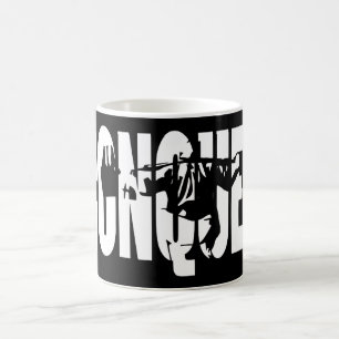 Kroppsrörelse för byggnad - KONQUER Kaffemugg