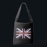 Kroppssäck med den brittiska jacken flagga axelväska<br><div class="desc">Kroppssäck med British Union jack flagga. UK flagga of United Kingdom,  Underbar UK,  England. Anpassa med anpassningsbar och färg. Vintage stil.</div>