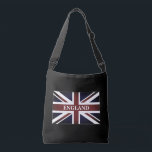Kroppssäck med den brittiska jacken flagga axelväska<br><div class="desc">Kroppssäck med British Union jack flagga. UK flagga of United Kingdom,  Underbar UK,  England. Anpassa med anpassningsbar och färg. Vintage stil.</div>