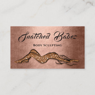 Kroppsskulptering av Logotyp, massage QE CODE Brow Visitkort