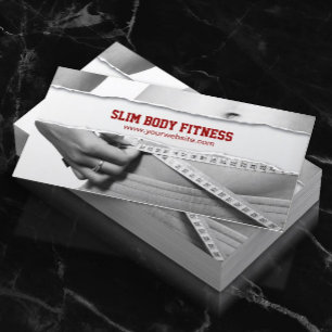 Kroppsskulptering av slim Body Fitness Visitkort
