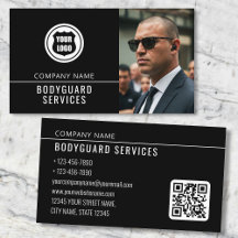 Kroppsskyddstjänster Modernt fotologo QR-kod