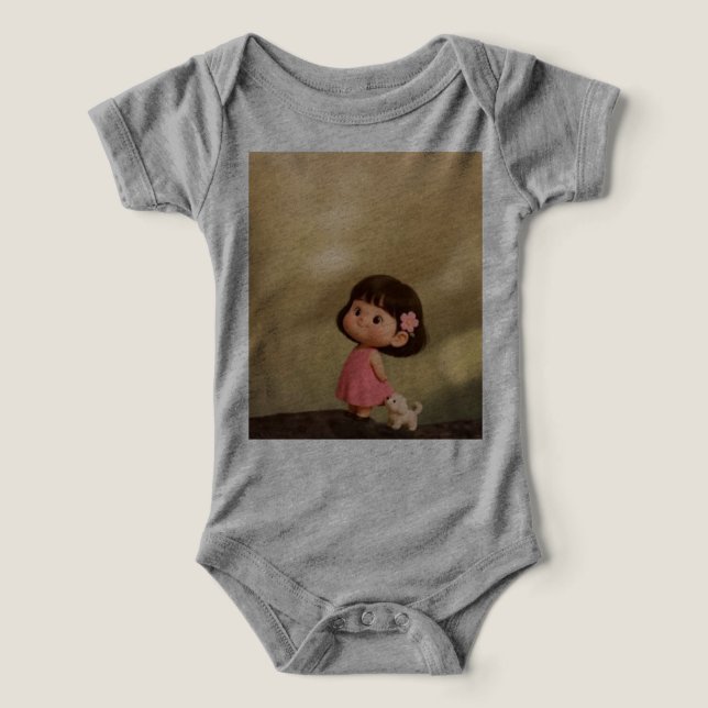 Kroppsställningar för bebis t shirt (Design Framsida)