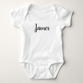 Kroppsstram overall med eget namn, snygg typsnitt  t shirt