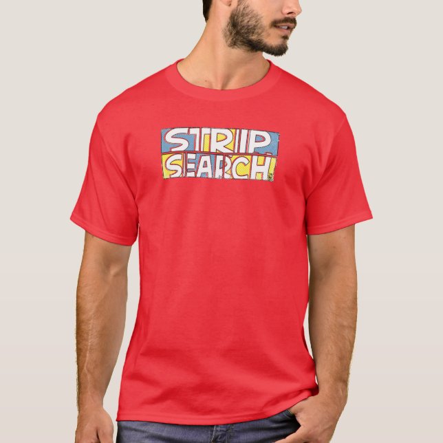 Kroppsvisitationlogotyputslagsplats Tee (Framsida)