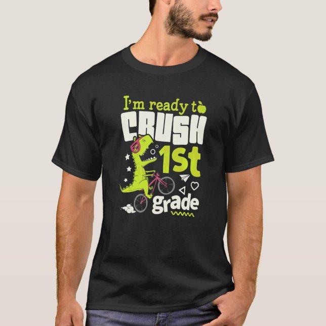 Krossa 1:a klass ungdom tillbaka till skolan med d t shirt (Framsida)