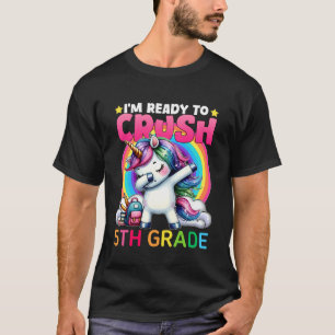 Krossa 5:e klassens skjortor för tjejer Enhörning T Shirt