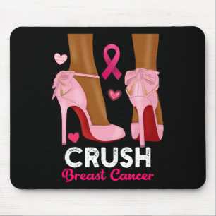 Krossa bröstcancer i oktober Bära Rosa Black Musmatta