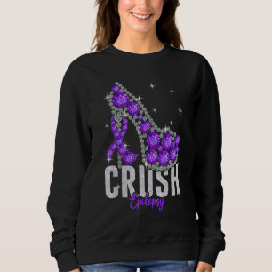 Krossa Epilepsi Gnistrande Bandstöd T Shirt