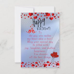 krossa födelsedag kort