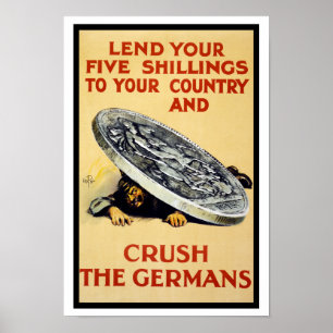 Krossa germansna poster