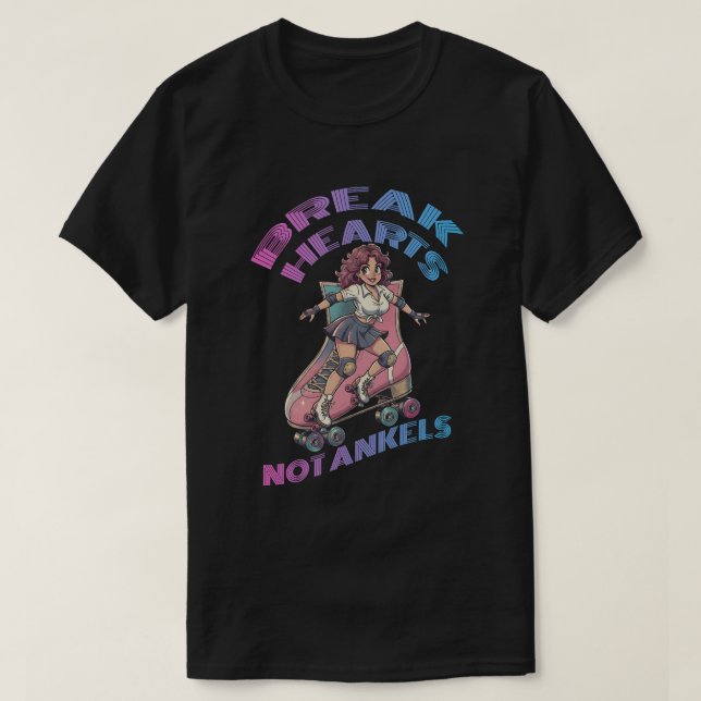 Krossa hjärtan inte anklar t shirt (Design framsida)