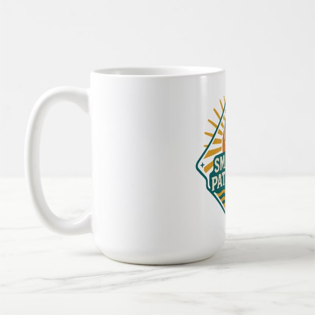 Krossa Patriarkatet - Retro Feminist Kaffemugg (Vänster)