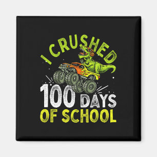Krossad 100 dagar av skoldoktor Monster Lastbil Magnet