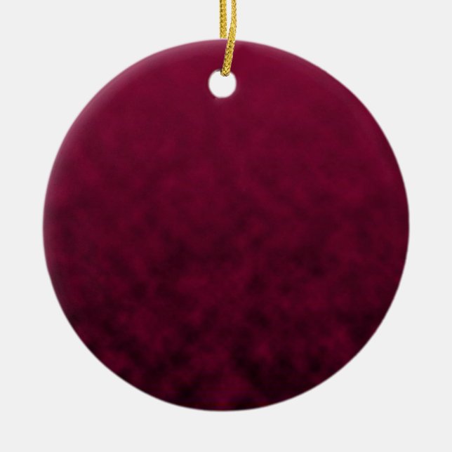 Krossad Blomma Julgransprydnad Keramik (Framsidan)