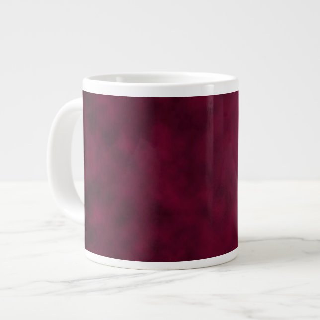Krossad Blomma Jumbo Mugg (Framsida vänster)