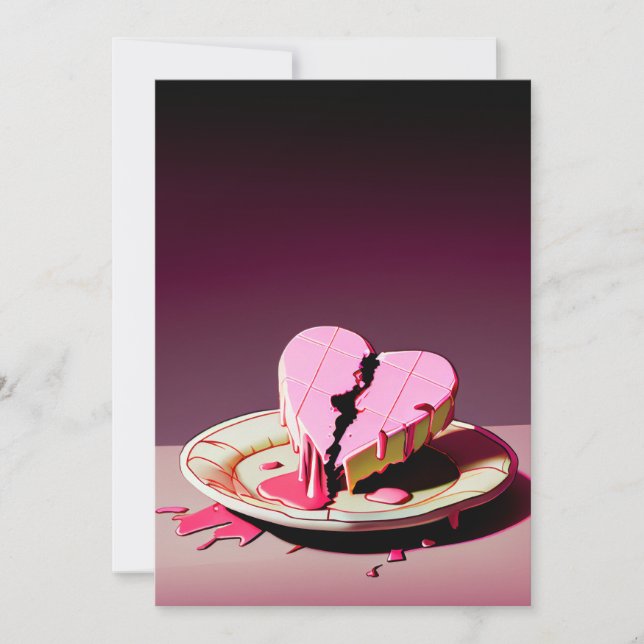 krossad hjärtkaka julkort (Framsida)