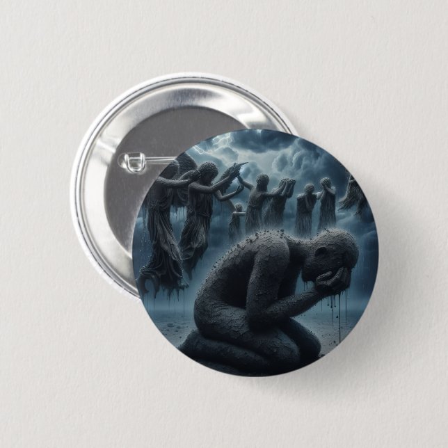 Krossad knapp (Framsida & baksida)