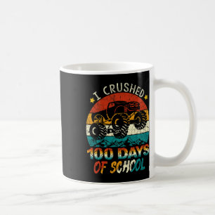 Krossade 100 dagar med skolmonster Lastbil Kids Bo Kaffemugg