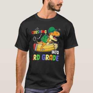 Krossar 3:e klass Första dagen tillbaka till skola T Shirt