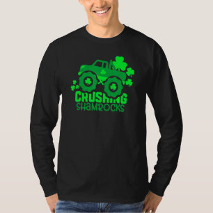 Krossar Monster Lastbil Boys Irish St Pat T Shirt