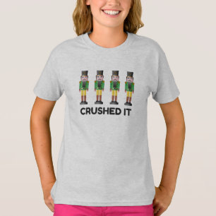 Krossat det utslagsplats för nötknäpparejuljulh t shirt