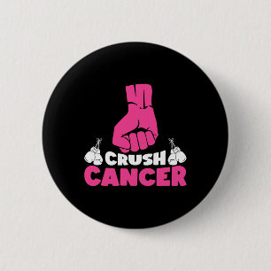 Krosscancer Boxing Rosa Ribbon Breast Cancer Awar Knapp