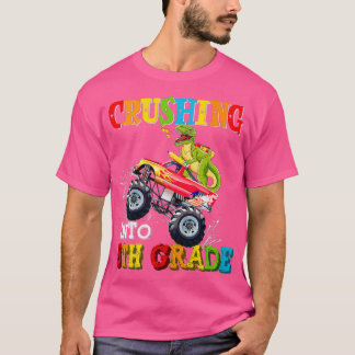 Krossning i Kindergarten Monster Lastbil Dinosaur T Shirt