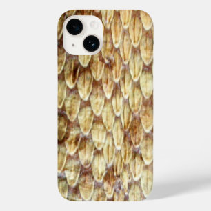 KROTALUS, TRYCKT RATTLESNAKE SKIN Cream Brown