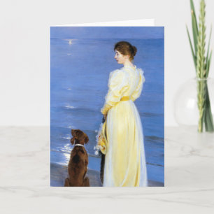 Kroyer - Artisternas fru och Hund av Shore Kort