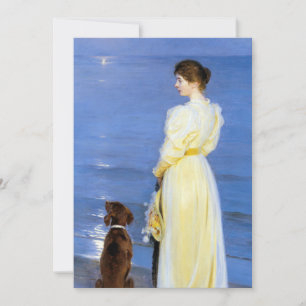 Kroyer - Artisternas fru och Hund av Shore Tack Kort