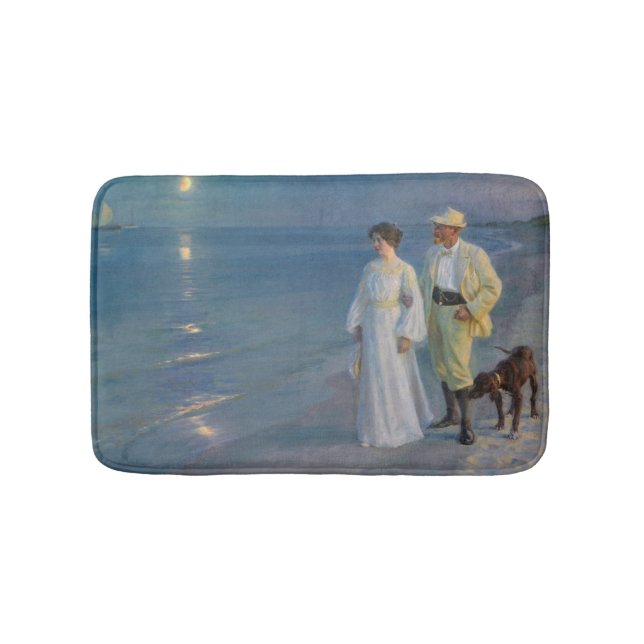Kroyer - Konstnären och hans fru på Beach Badrumsmatta (Framsidan)