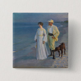 Kroyer - Konstnären och hans fru på Beach Knapp