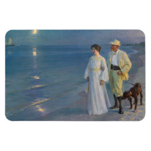 Kroyer - Konstnären och hans fru på Beach Magnet