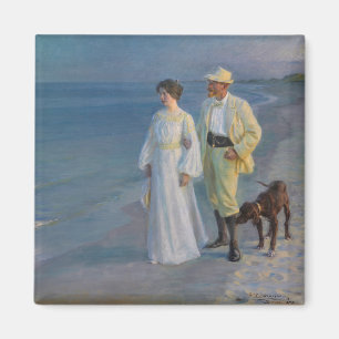 Kroyer - Konstnären och hans fru på Beach Magnet