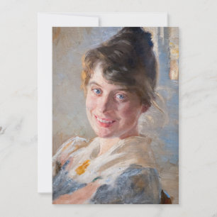 Kroyer - Porträtt i konstnärens fru Marie Inbjudningar