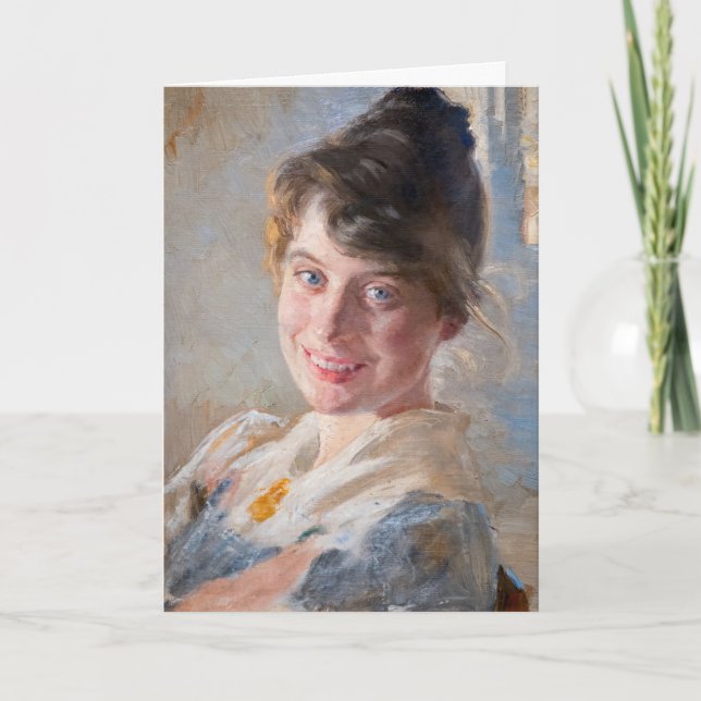 Kroyer - Porträtt i konstnärens fru Marie Kort (Framsida)