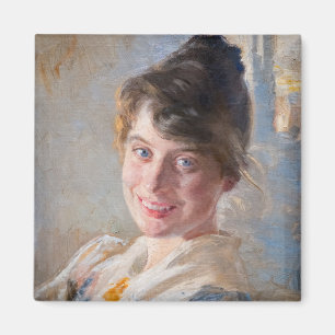 Kroyer - Porträtt i konstnärens fru Marie Magnet
