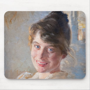 Kroyer - Porträtt i konstnärens fru Marie Musmatta