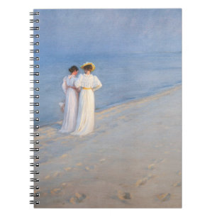 Kroyer - Sommar Evening på Skagen Beach Anteckningsbok
