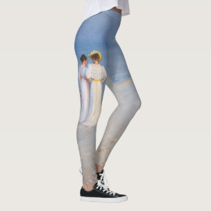 Kroyer - Sommar Evening på Skagen Beach Leggings