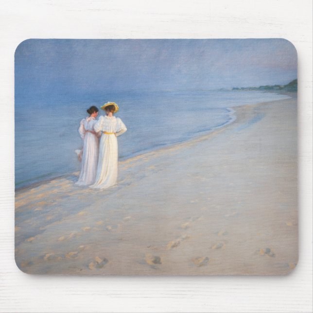 Kroyer - Sommar Evening på Skagen Beach Musmatta (Framsidan)