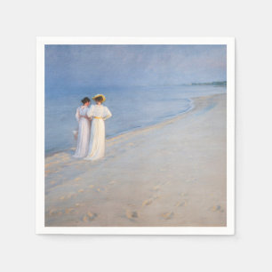 Kroyer - Sommar Evening på Skagen Beach Pappersservett