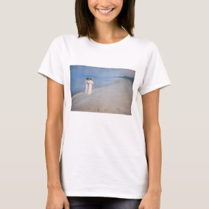 Kroyer - Sommar Evening på Skagen Beach T Shirt