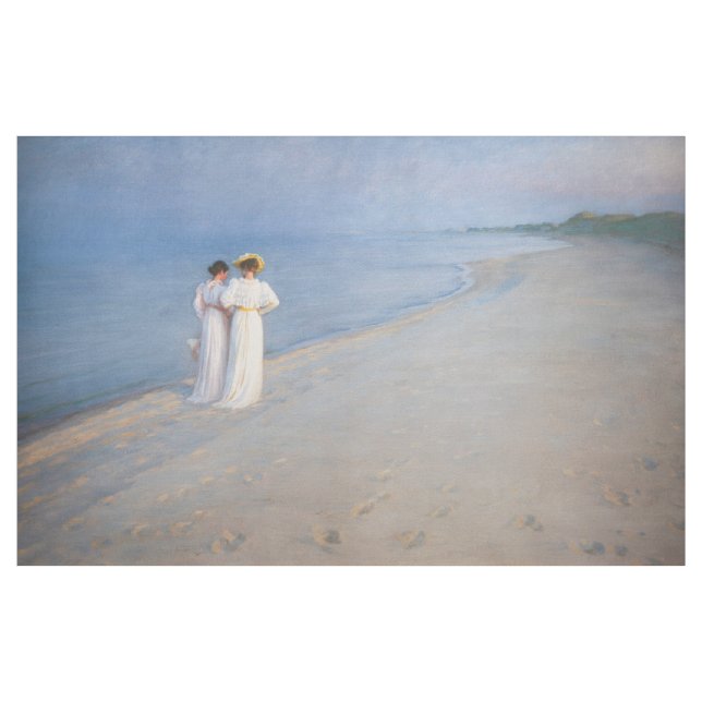 Kroyer - Sommar Evening på Skagen Beach Tyg (Yard)