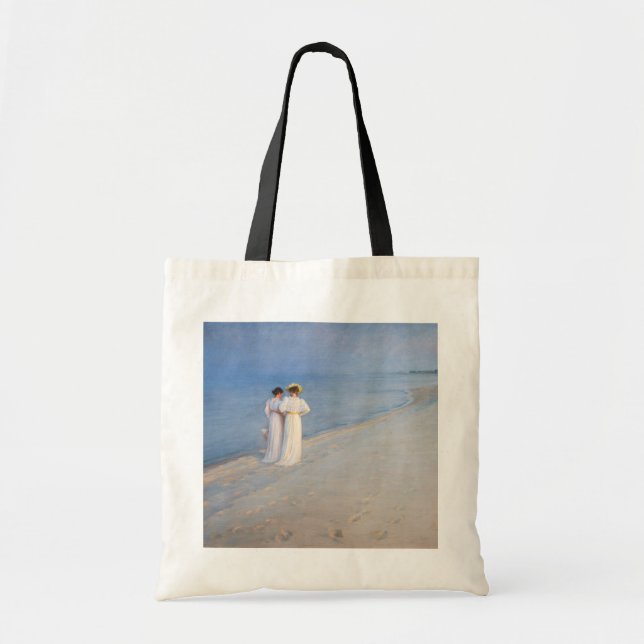 Kroyer - Sommar Evening på Skagen Beach Tygkasse (Framsidan)