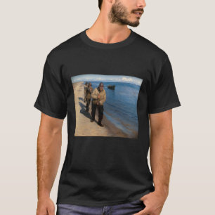Kroyer - tre fiskare som plockar en båt t shirt