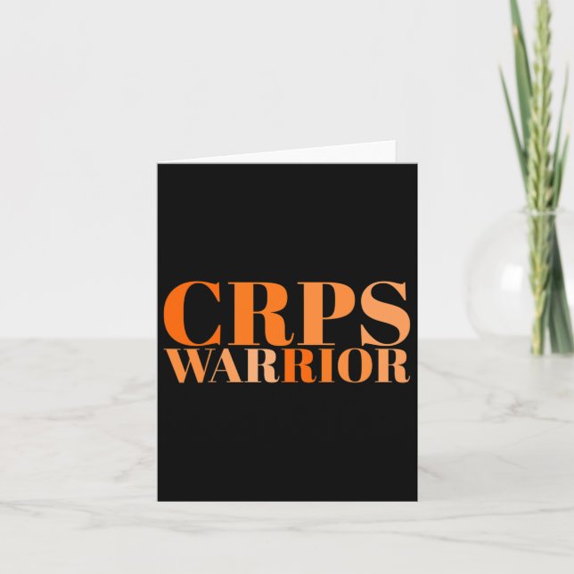 KRPS Warrior RSD Crps Awareness Kort (Framsida)