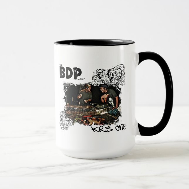KRS-One "mugg för kaffe för BDP-album" Mugg (Höger)