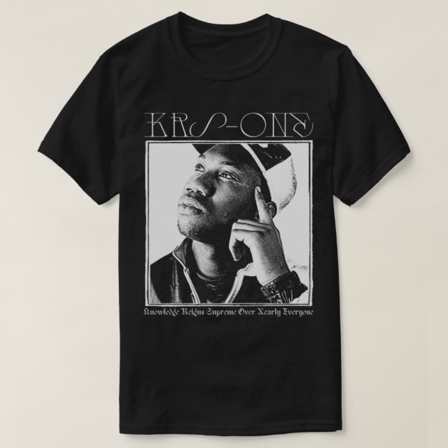 KRSONE Old school Hip hop T Shirt (Design framsida)
